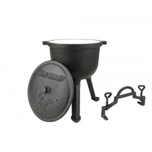 LITINOVÝ SMALTOVANÝ KOTLÍK...