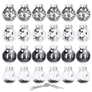 SADA VÁNOČNÍ KOULÍ 24 KS -...