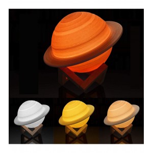 NOČNÍ LAMPA 3D LED SATURN