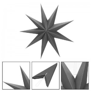 KRÁSNÁ HVĚZDA VELKÁ 60CM XXL