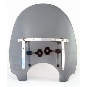 PLEXI ŠTÍT NA CHOPPER CRUISER HONDA SUZUKI YAMAHA KAWASAKI HARLEY