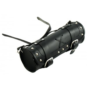 KOŽENÁ ROLKA NA MOTORKUCHOPPER SUZUKI YAMAHA HONDA 30cm