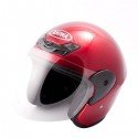 PRILBA HELMA SKUTR CHOPPER ČERVENÉ