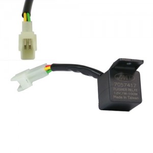 PŘERUŠOVAČ BLINKRŮ ELEKTRONICKÝ PRO LED BLINKRY 12V 4 PIN UNIVERZÁLNÍ (