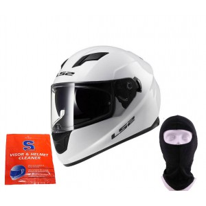 HELMA LS2 FF320 STREAM SOLID WHITE XXS- XXL