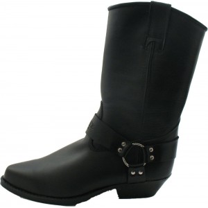 KOZENE BOTY NA MOTO CHOPPER CRUISER KRASNE