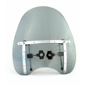 PLEXI ŠTÍT NA CHOPPER CRUISER HONDA SUZUKI YAMAHA KAWASAKI HARLEY