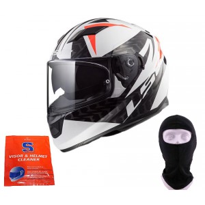 HELMA LS2 FF320 STREAM EVO COMMANDER W/B RED