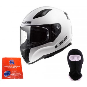 HELMA LS2 FF353 RAPID SOLID WHITE