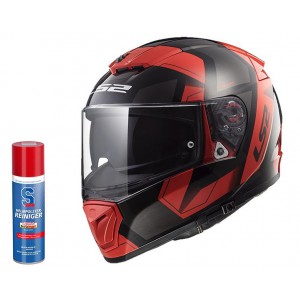 HELMA LS2 FF390 BREAKER PHYSICS BLACK RED M-L