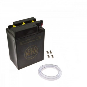 Motocyklový Akumulátor 01411černý 6V 13AH BMW TRIUMPH DUCATI RETRO