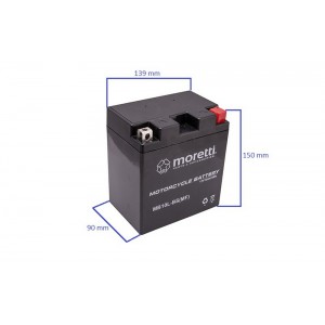 Akumulator Moretti AGM (Gel) MB10L-BS