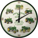 NOSTALGIC ART NÁSTĚNNÉ HODINY JOHN DEERE 31cm TRAKTOR