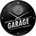 NOSTALGIC ART NÁSTĚNNÉ HODINY MERCEDES GARAGE 31cm