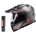 PRILBA HELMA NA MOTO MX436 PIONEER EVO KNIGHT TITAN ORANGE