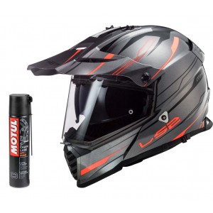 PRILBA HELMA NA MOTO MX436 PIONEER EVO KNIGHT TITAN ORANGE