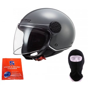 PŘILBA HELMA LS2 OF558 SPHERE LUX NARDO GREY CRUISER SKÚTR