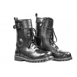 KOŽENÉ MOTO BOTY  NOVINKA