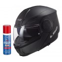 PŘEKLÁPĚCÍ PŘILBA HELMA LS2 FF902 SCOPE SOLID MATT BLACK