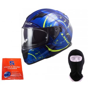 HELMA LS2 FF320 STREAM EVO TACHO BLUE H-V YELLOW S-2XL