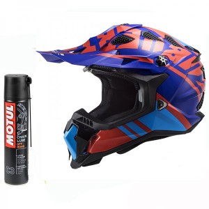 PRILBA HELMA NA MOTO MX700 SUBVERTER EVO GAMMAX RED BLUE
