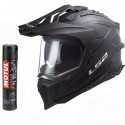 PRILBA HELMA NA MOTO MX701 EXPLORER SOLID MATT BLACK