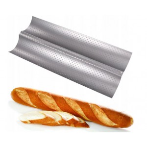 NEPŘILNAVÝ PEČÍCÍ PLECH NA BAGETY