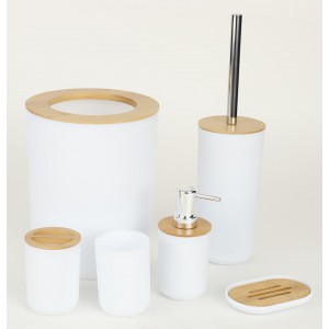 SADA DO KOUPELNY 6KS - BÍLÁ BARVA